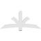 Ekena Millwork Davenport Architectural Grade PVC Gable Bracket, 72"W x 33"H x 4"D x 6"F, 11/12 Pitch GBP072X33X0406DAV00 - alternate 2